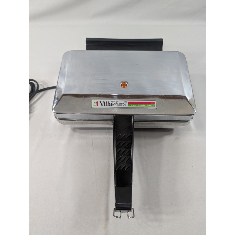 Villaware Prima Pizzelle Baker Italian Cookie Maker Never Stick Model 5000